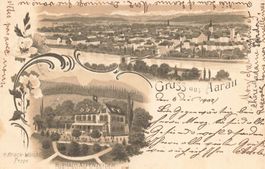 Gruss aus Aarau Litho