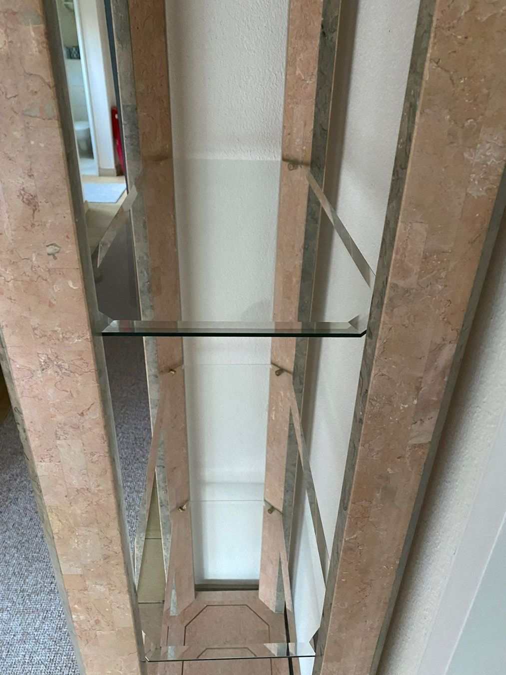 Vetrine: Fossilgestein-Glas Vitrine – Usato da Wohlen AG venduto da homecollectivech 2
