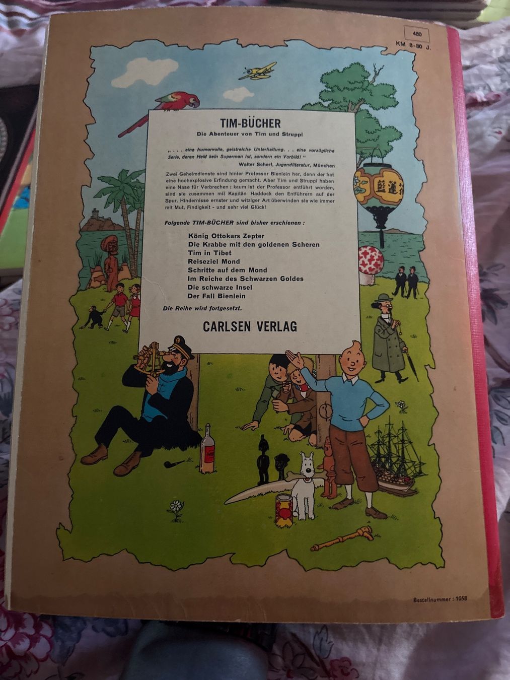 Fumetti: Tim & Struppi Der Fall Bienlein – Usato da Belp venduto da Smli 3