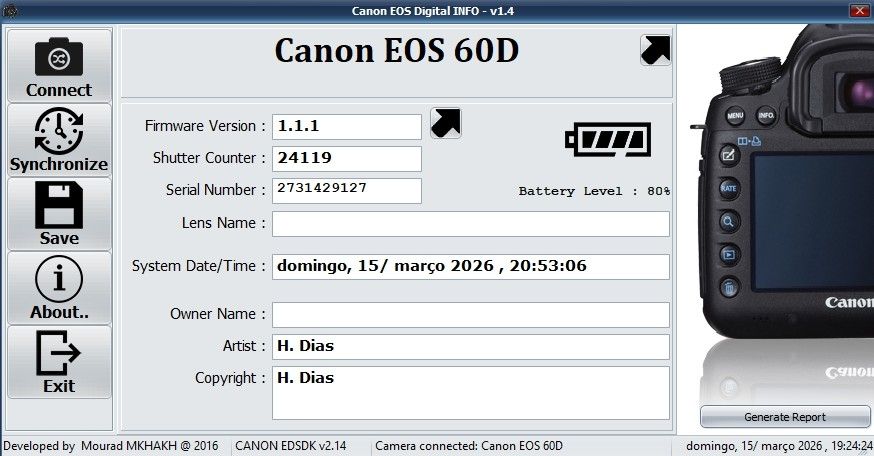 Canon Fotocamera: Canon EOS 60D - 24119 Auslösungen - Canon RC-6 – Usato da Schaffhausen venduto da hm81cd 4