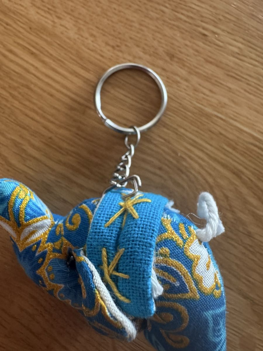 Portachiavi: Elefant Schlüsselanhänger Stofftier blau – Nuovo (secondo la descrizione) da Winkel venduto da Schorley 1