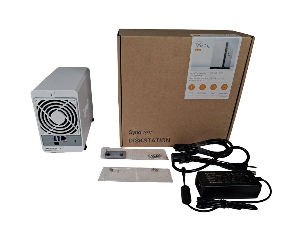 Synology Server: SYNOLOGY Diskstation DS223j 0TB – Neu (gemäss Beschreibung) aus Wil SG von Restwert_Wil 1