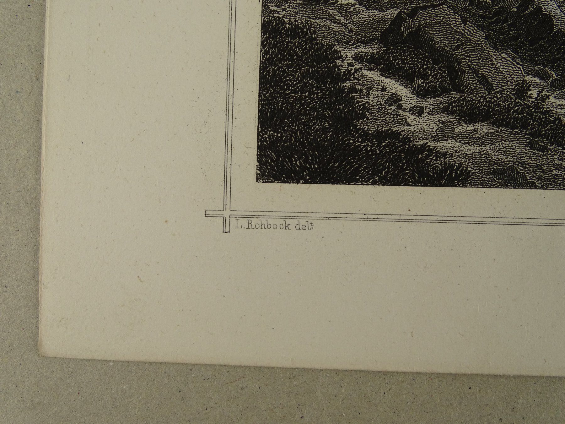 Stiche: ANDERMATT, STAHLSTICH NACH ROHBOCK 1870 – Gebraucht aus Grüningen von Kartensammler 7
