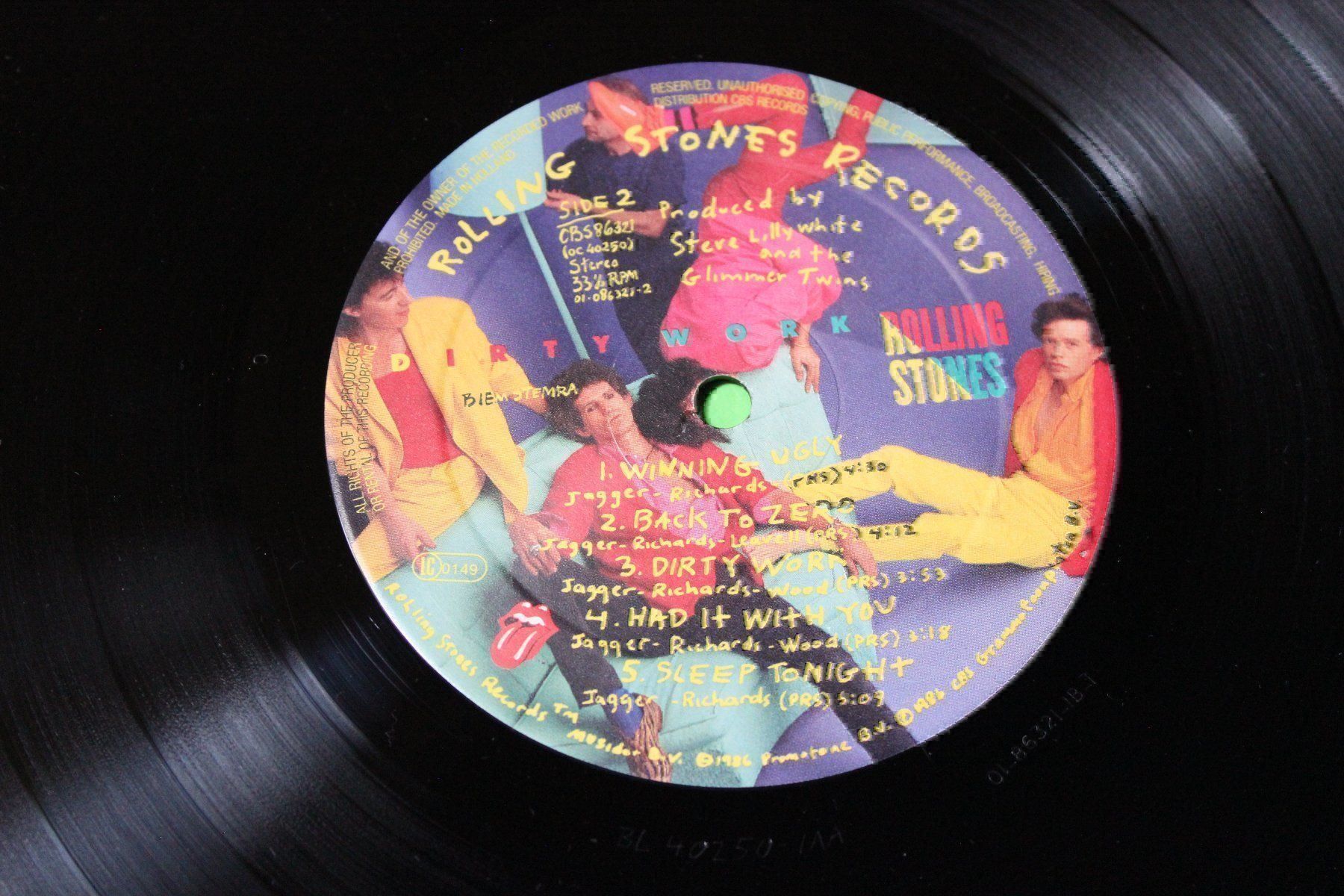 Schallplatten: THE ROLLING STONES - DIRTY WORK LP Vinyl 1986 – Gebraucht aus Tübach von JamesStone 4