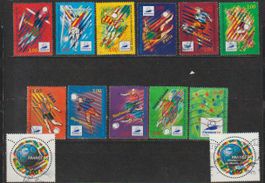 Collection timbres football  divers pays