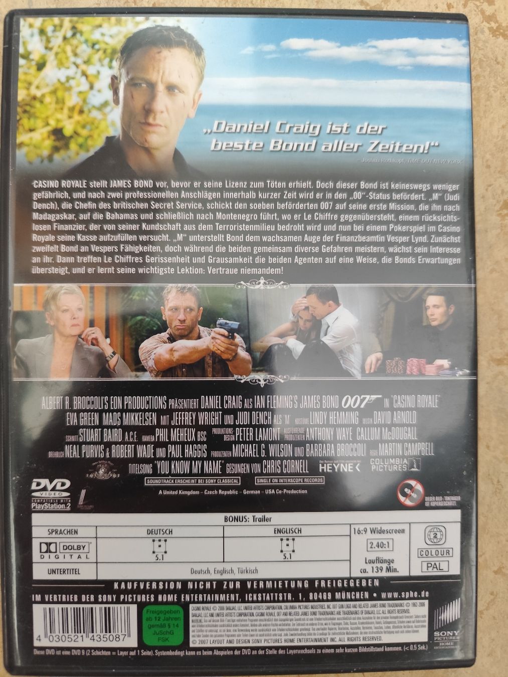 Tutti i DVDs: James Bond  Casino Royale – Usato da Basel venduto da Alacant 1