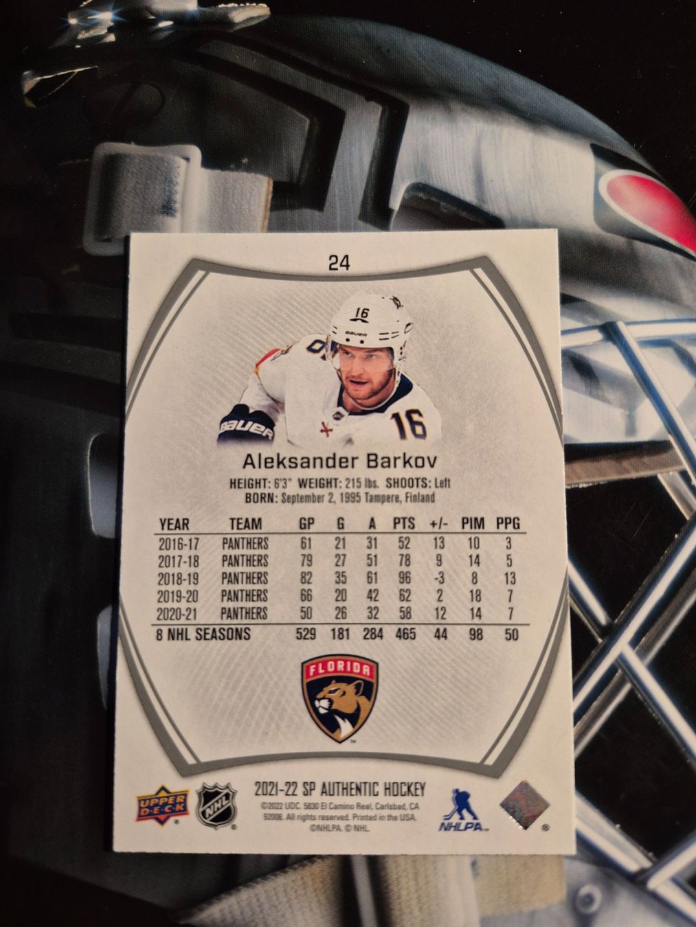 NHL Sammelbilder & Trading cards: NHL Aleksander Barkov Florida Panthers – Gebraucht aus Treiten von Sauber73 1