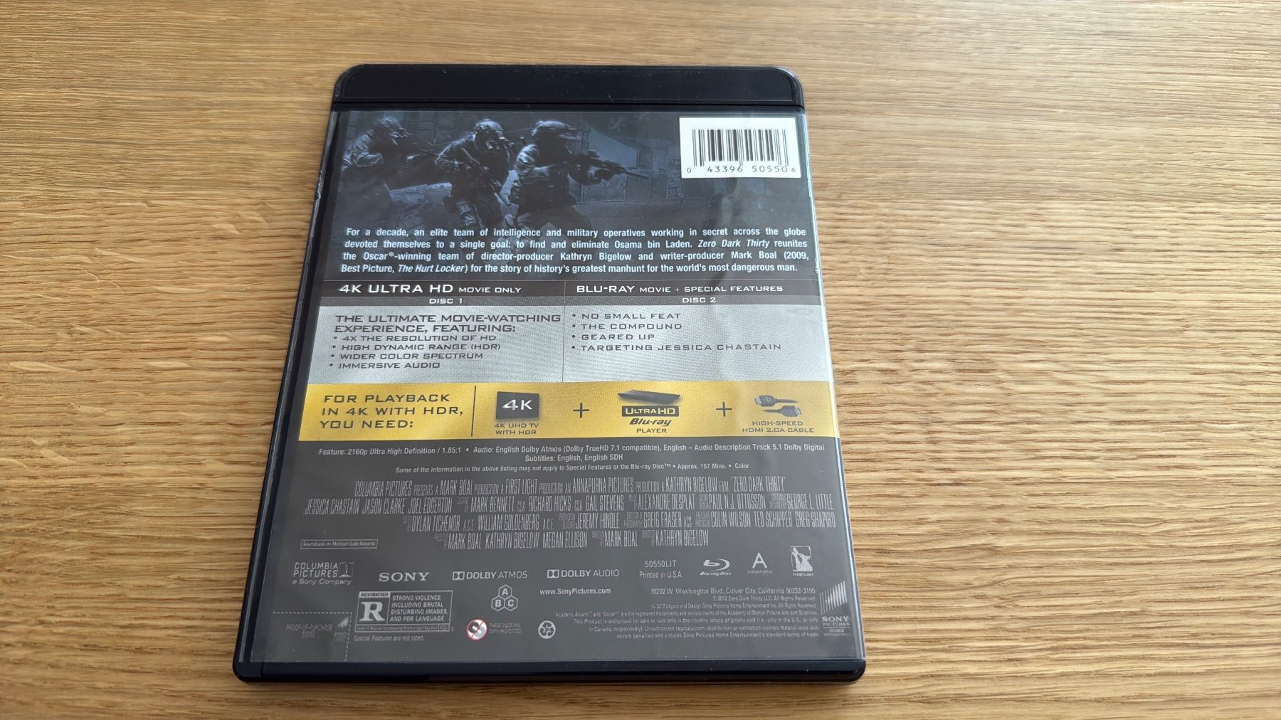 Tutti i DVDs: Zero Dark Thirty - 4K UHD Blu-Ray – Usato da Wallisellen venduto da Art_Vendorlay 1