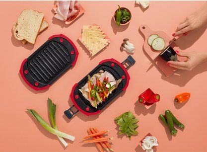 Küchengeräte: Tischgrill/Lku-Grill-for-microwave/28 – Neu und originalverpackt aus Siebnen von KiKla-Siebnen 9