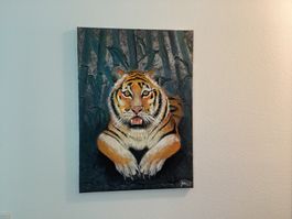 Tiger Acrylgemälde