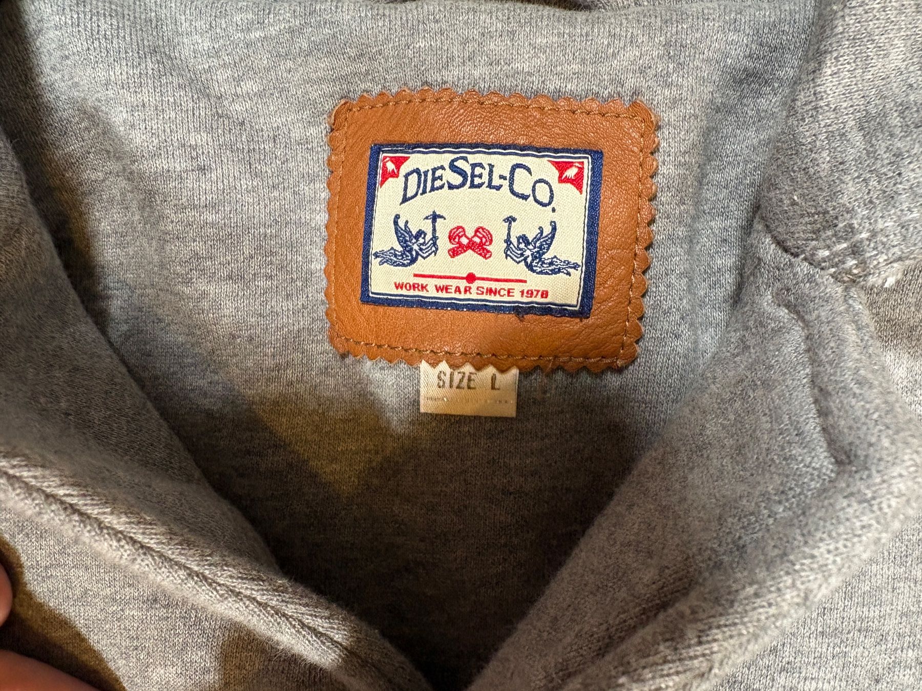 Diesel Jacken: Diesel Jacke Grau Baumwolle L – Gebraucht aus Elgg von Jo_Naj 3