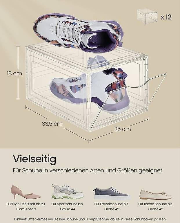 Contenitori & Simili: Transparente Schuhboxen – Usato da Allschwil venduto da Funlady91 2