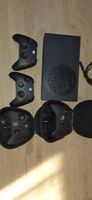 Spielkonsole Microsoft Xbox Series S schwarz mit 4 Controlle
