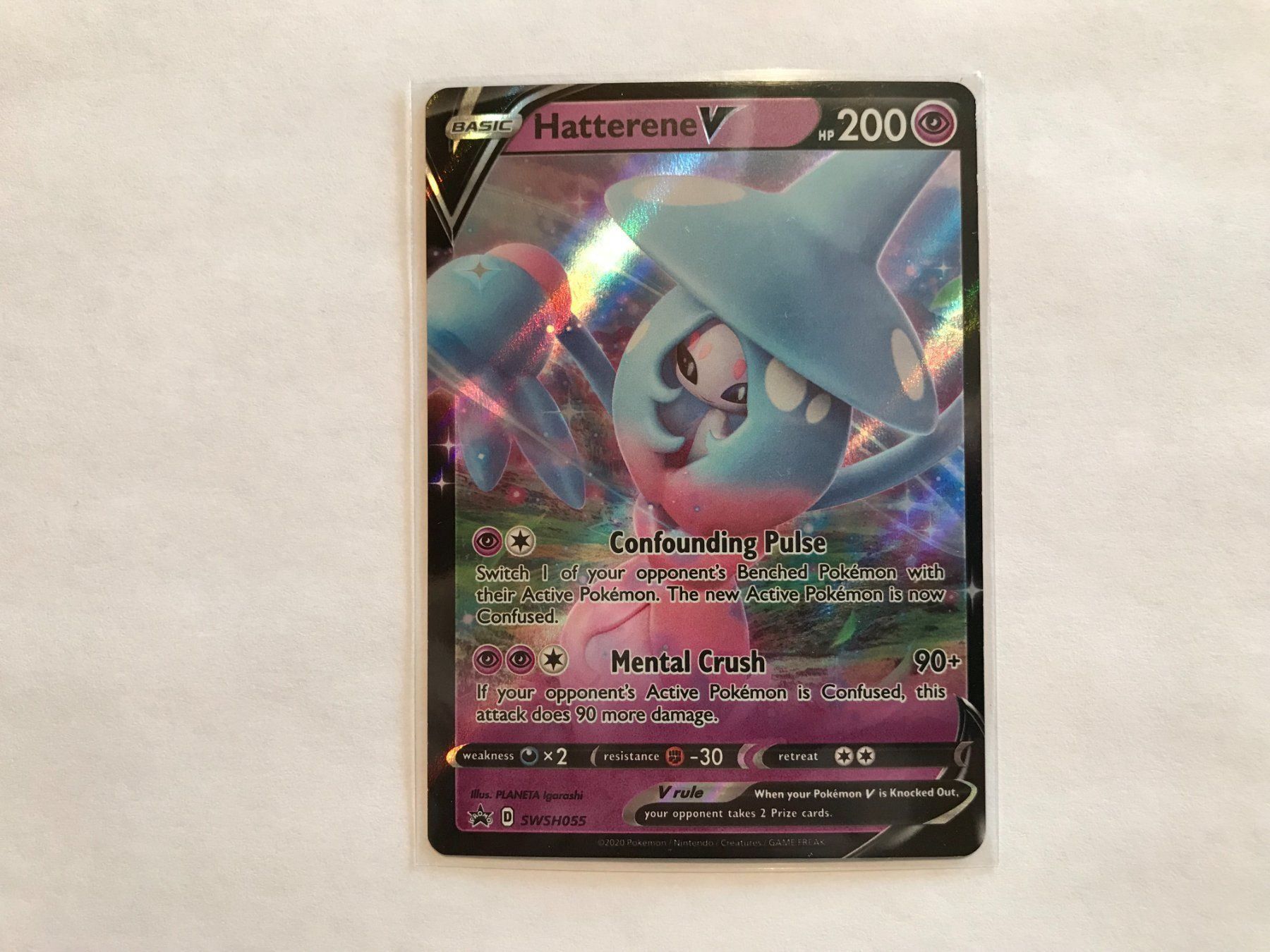 Pokémon Carte collezionabili: Hatterene V SwSh Promo – Nuovo (secondo la descrizione) da Hagendorn venduto da Pokecollectorch