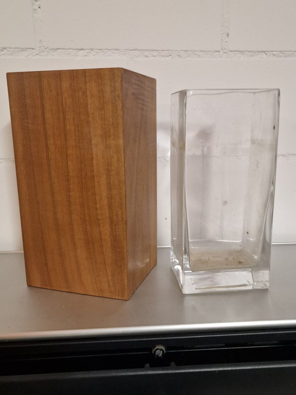 Vasi & Recipienti: Blumenvase, 2-teilig, Holz & Glas – Usato da Rütihof venduto da tweedy123 1