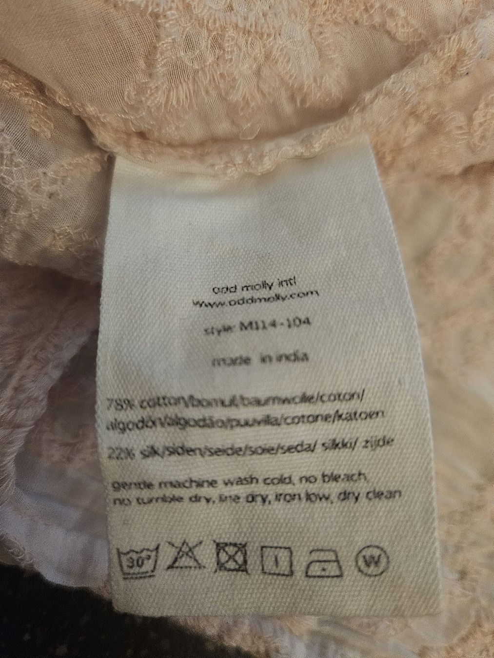 Odd Molly Camicette: Odd Molly Damenbluse leicht Rosa Grösse S – Usato da Anwil venduto da tamoos 5