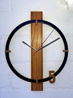 Horloge murale en bois neuve