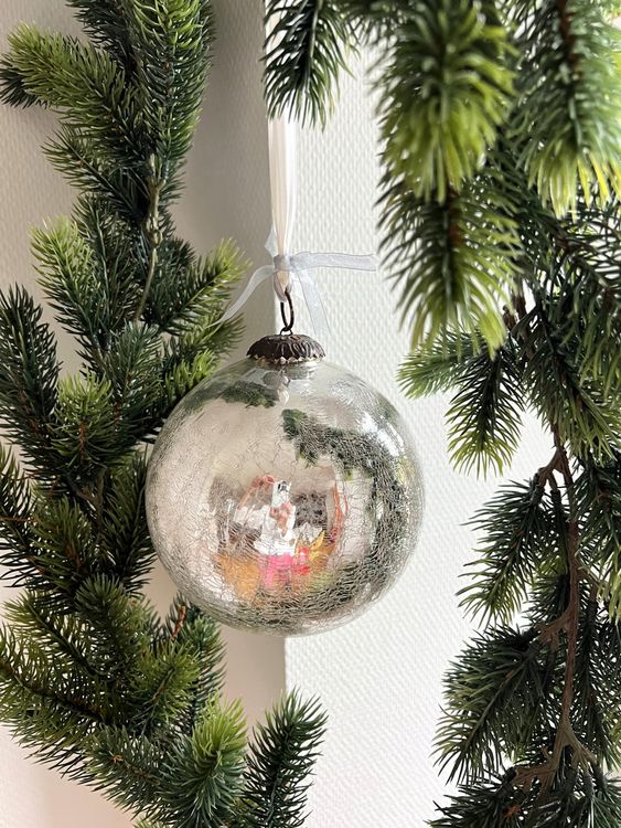 Weihnachtskugel Glas Gross