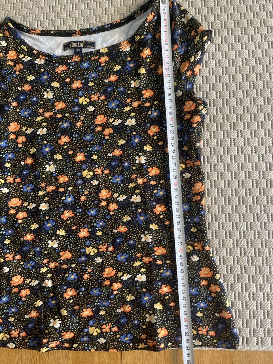 King Louie Tops: King Louie Top Blumenmuster, XS – D'occasion à Solothurn par Bobesch08 6