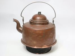 Antiker Kupferkessel 2,5 L, geeicht