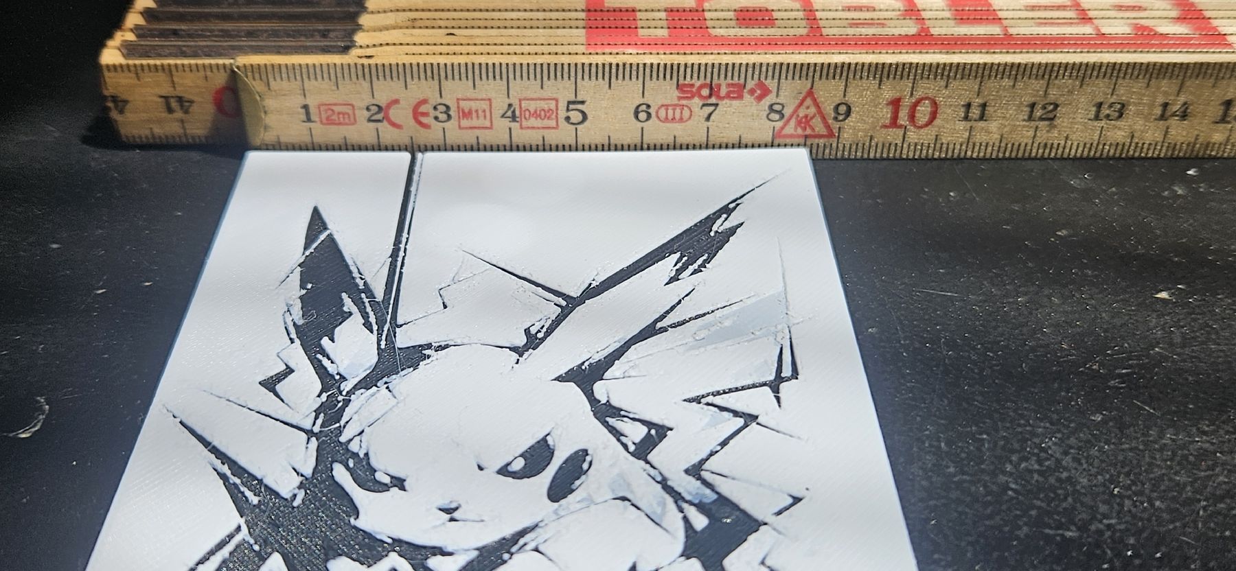 Foto & Immagini: Pikachu Porträt mit 3D Strukturen – Nuovo (secondo la descrizione) da Belp venduto da Ginus85 4