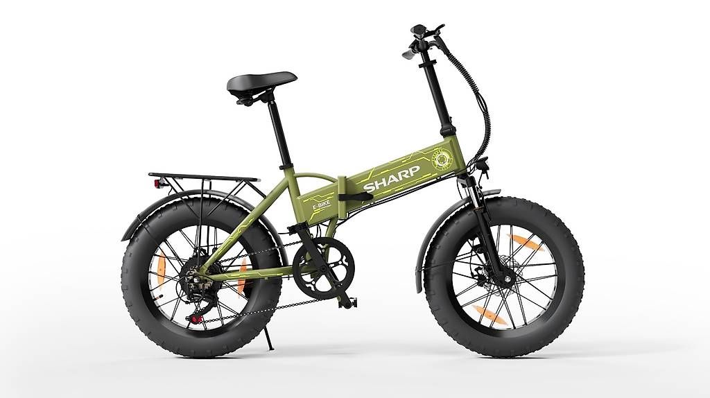 Biciclette: SHARP BK-FS08E E-Bike (grün) – Nuovo e nell'imballaggio originale da Rotkreuz venduto da 1aSALES