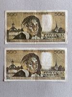 Billets de banque Français de 500francs