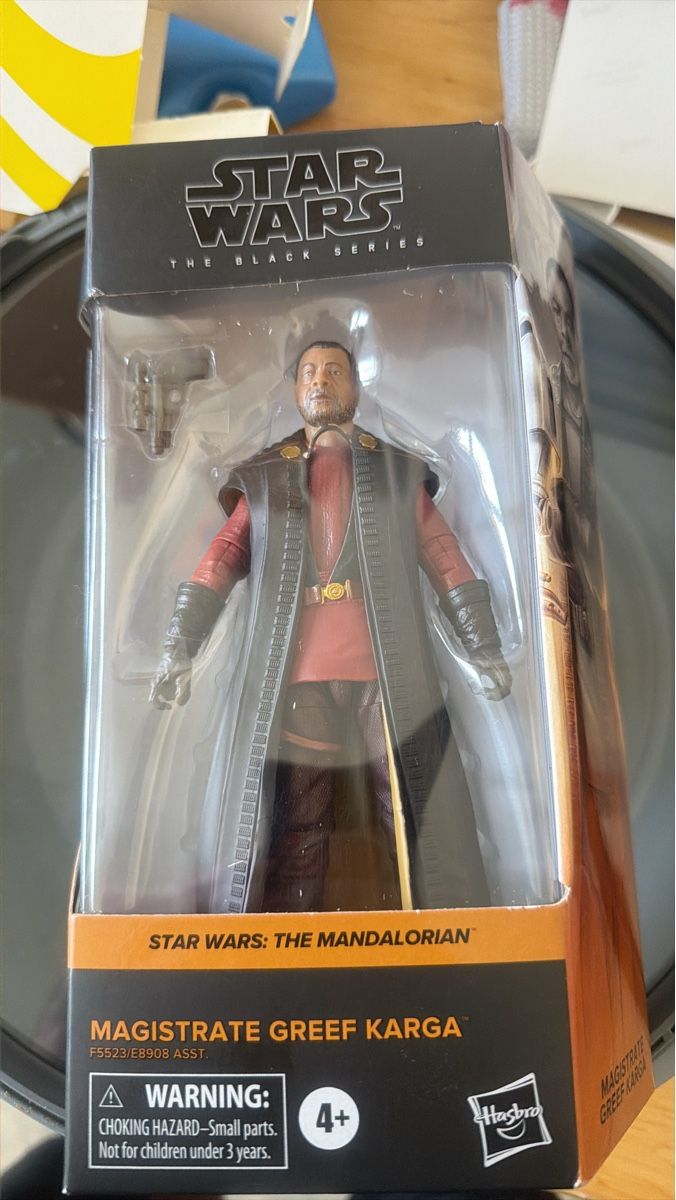 Star Wars Statuette: Star Wars Black Series Magistrate Greef Karga Figur – Nuovo e nell'imballaggio originale da Goldach venduto da timons02