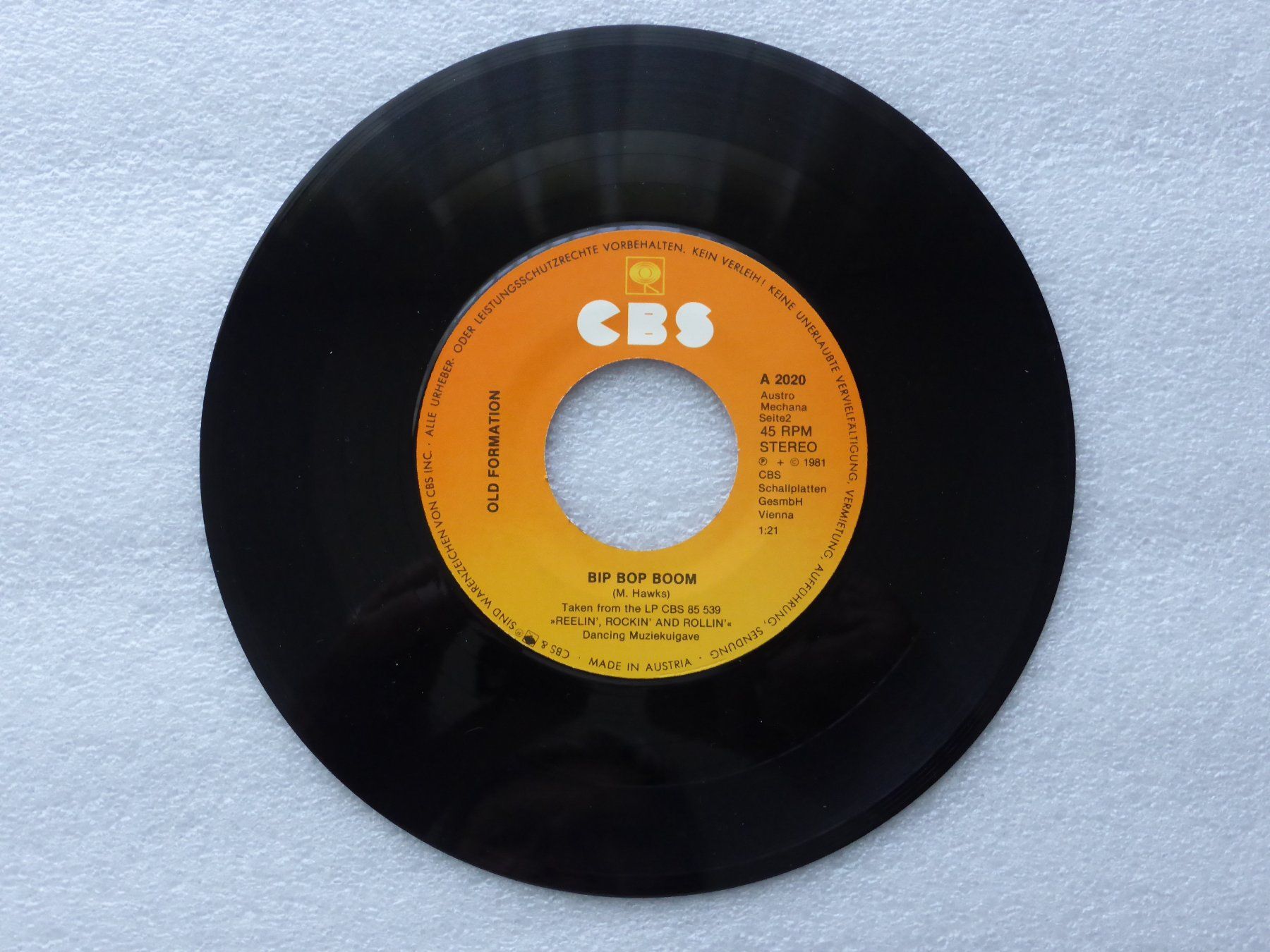 Dischi in vinile: Vinyl Single   OLD FORMATION – Usato da Küssnacht am Rigi venduto da Mondkinder 2
