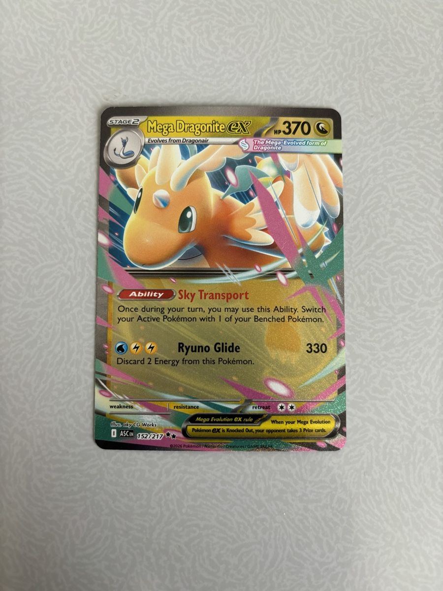 Pokémon Sammelbilder & Trading cards: Pokemon Mega Dragonite ex ASC EN 152 Ascended Heroes – Gebraucht aus Wädenswil von niamiam