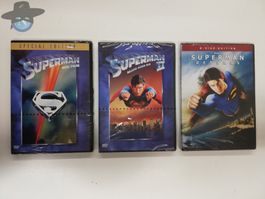 Superman der Film + II + Returns/ NEU / sealed