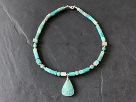 Unikat 💎 Neue Kette aus Amazonit mit Anhänger