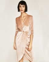 Zara Kleid aus Samt - Gr. S