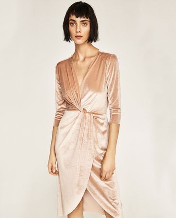 Zara Kleid aus Samt - Gr. S