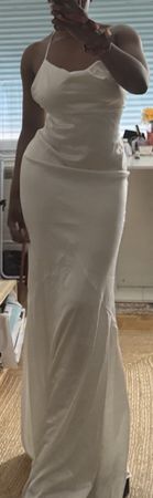 Longue robe satin 