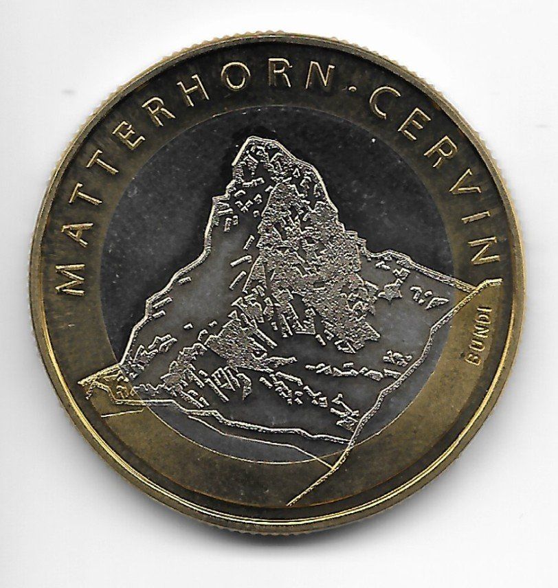 Tutti le monete: MATTERHORN 10 CHF – Nuovo (secondo la descrizione) da Reinach BL venduto da Katzenmorli