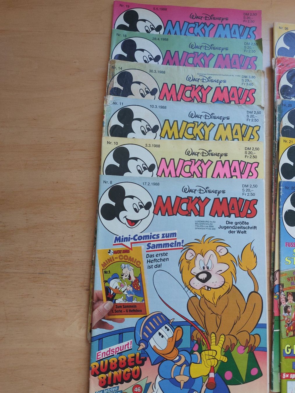 Comics: 22 MICKY MOUSE - 1988 – Gebraucht aus Gipf - Oberfrick von Esnoopy 1