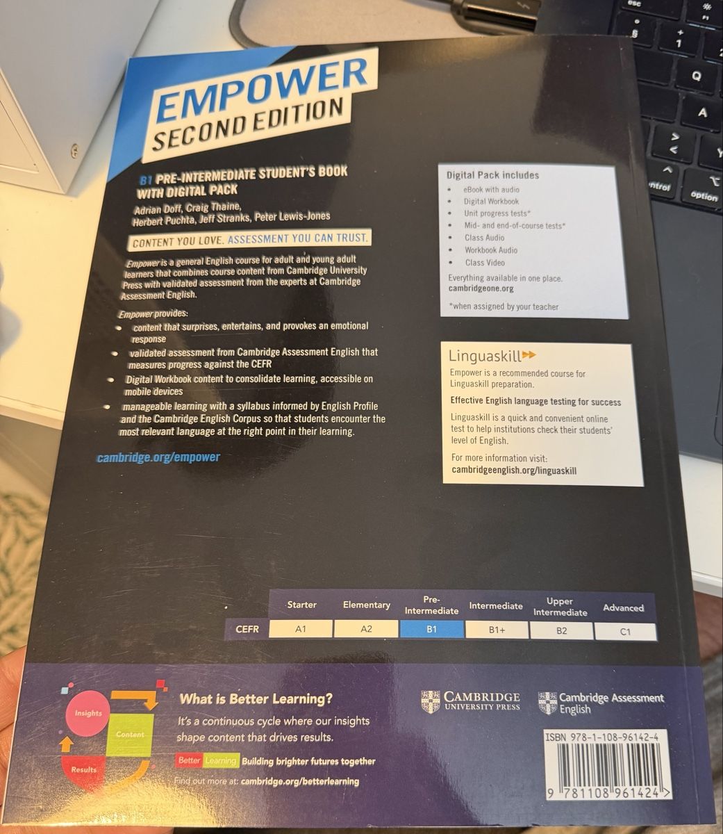 Libri: Livre Empower B1 Second Edition Student's Book Cambridge – Usato da Versoix venduto da denis_ 1