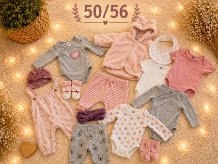 Babykleidung Paket 50/56 Rosa Neuwertig