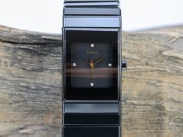 RADO jubilé Keramik Damen Armbanduhr mit Diamanten