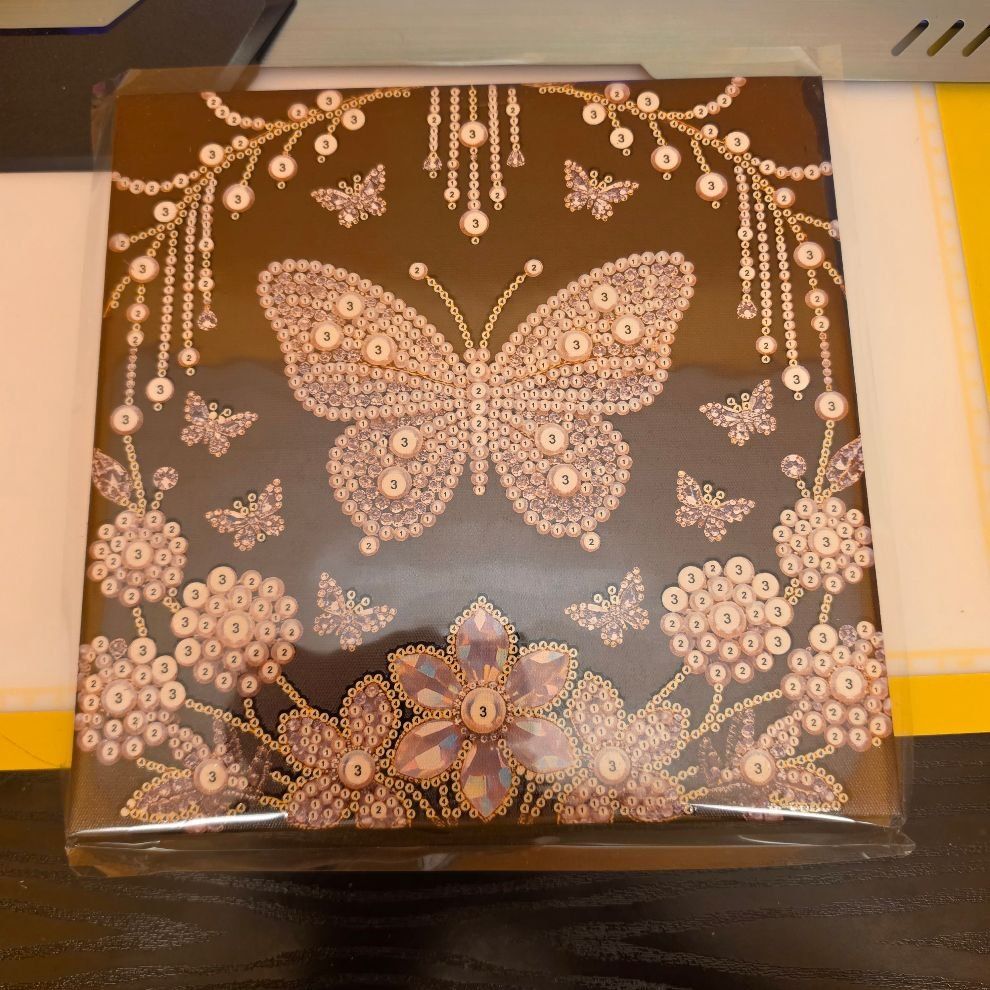 Kit bricolage: DIAMOND PAINTING BILD SCHMETTERLING – Nuovo e nell'imballaggio originale da Dintikon venduto da bonita099