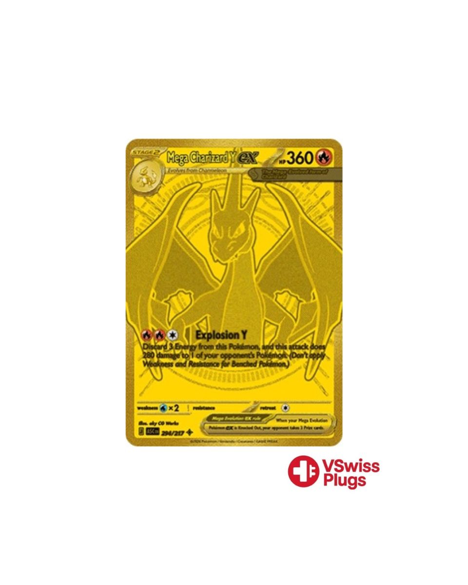 Pokémon Carte collezionabili: Mega Charizard Y EX 294/217 EN – Nuovo (secondo la descrizione) da Conthey venduto da Vswissplugs.com