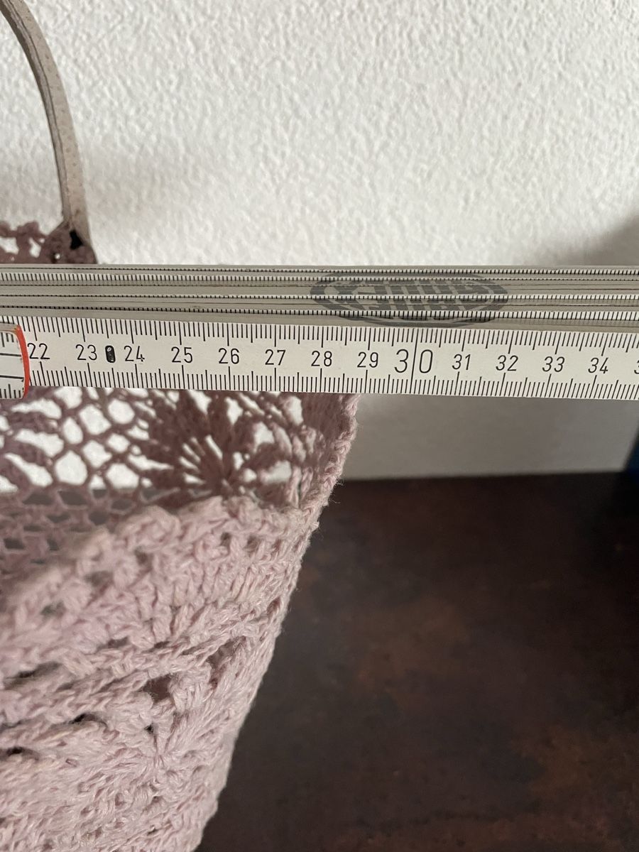 Alle Dekorationen: Dekotasche gehäkelt rosa 30cm – Gebraucht aus Fehraltorf von Nadja0205 3