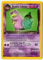 Dunkles Lahmus 29/82 Team Rocket 1.Edition Mint