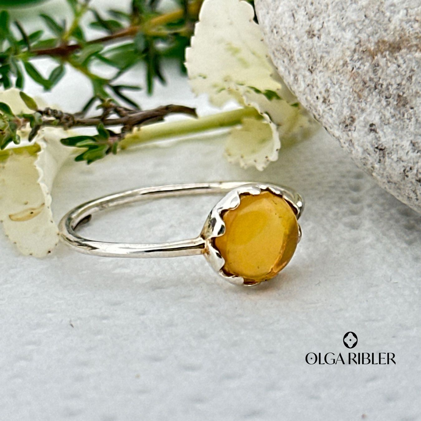 Olga Ribler Anelli: Unikate Opal Ring  -  Sterling Silber 925 – Nuovo (secondo la descrizione) da Luzern venduto da Schmuckoutlet