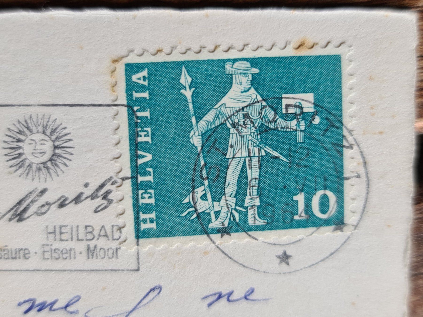 Cartoline postali: Ansichtskarte Cavlocciosee Oberengadin 1964 – Usato da Dintikon venduto da Vexi 1