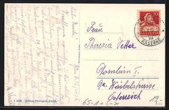Cartoline postali: Thun, Bahnhof mit Bergpaorama Niesen und – Usato da Berlin venduto da bartko-reher 1