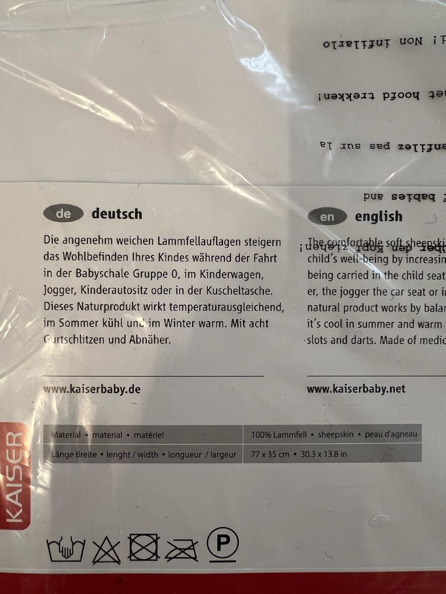 Kaiser Kinderwagen: Kaiser Lammfellauflage Kinderwagen – Gebraucht aus Stans von Jaeseli 2