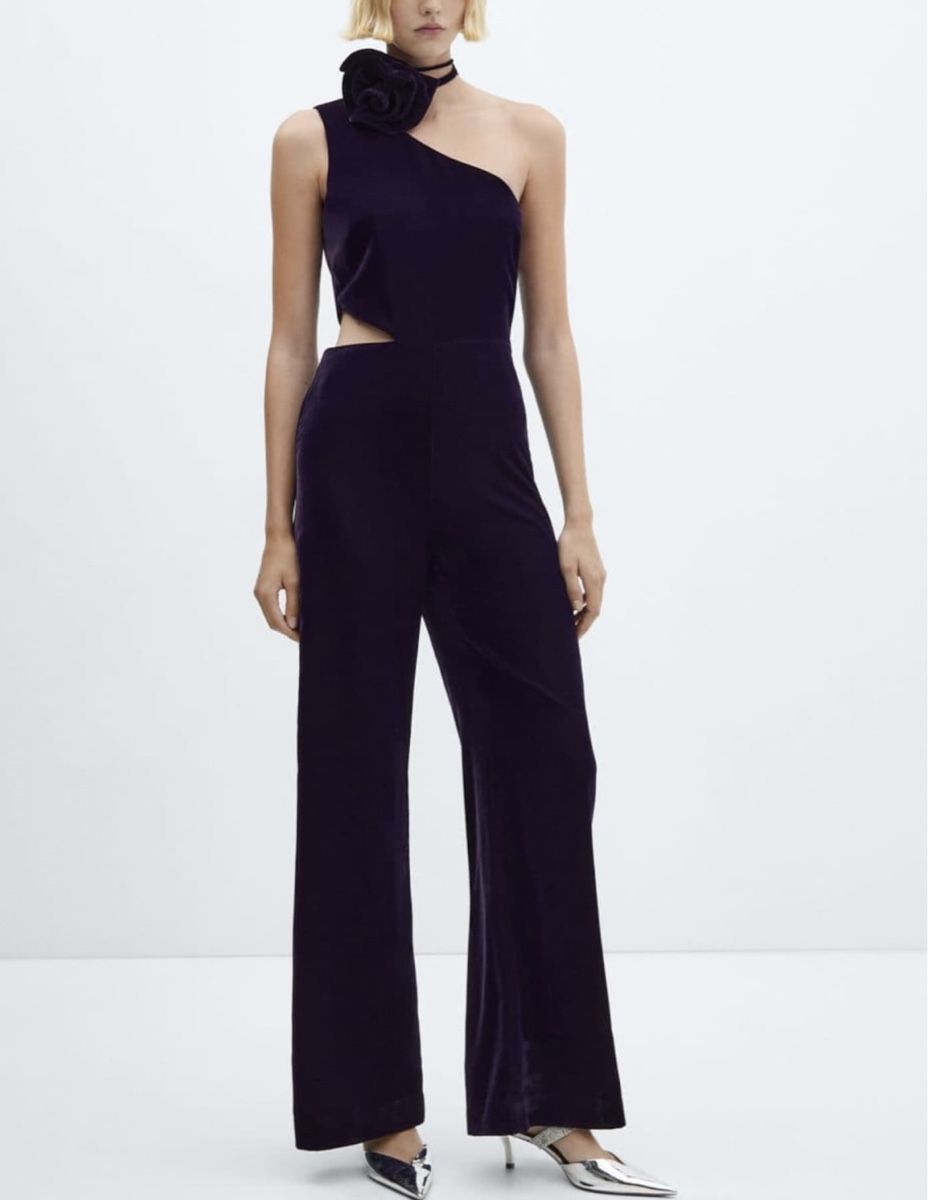 Mango Jumpsuits: Jumpsuit Dunkellila von Mango Gr.S – Neu (gemäss Beschreibung) aus Wettingen von Hasta80 1