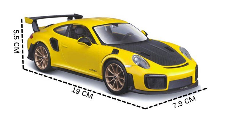 Porsche Modellautos: Porsche 911 GT2 RS - 1:24 - Modellauto - Auto - Tech - Gelb – Neu und originalverpackt aus Oensingen von CSCollectors 5